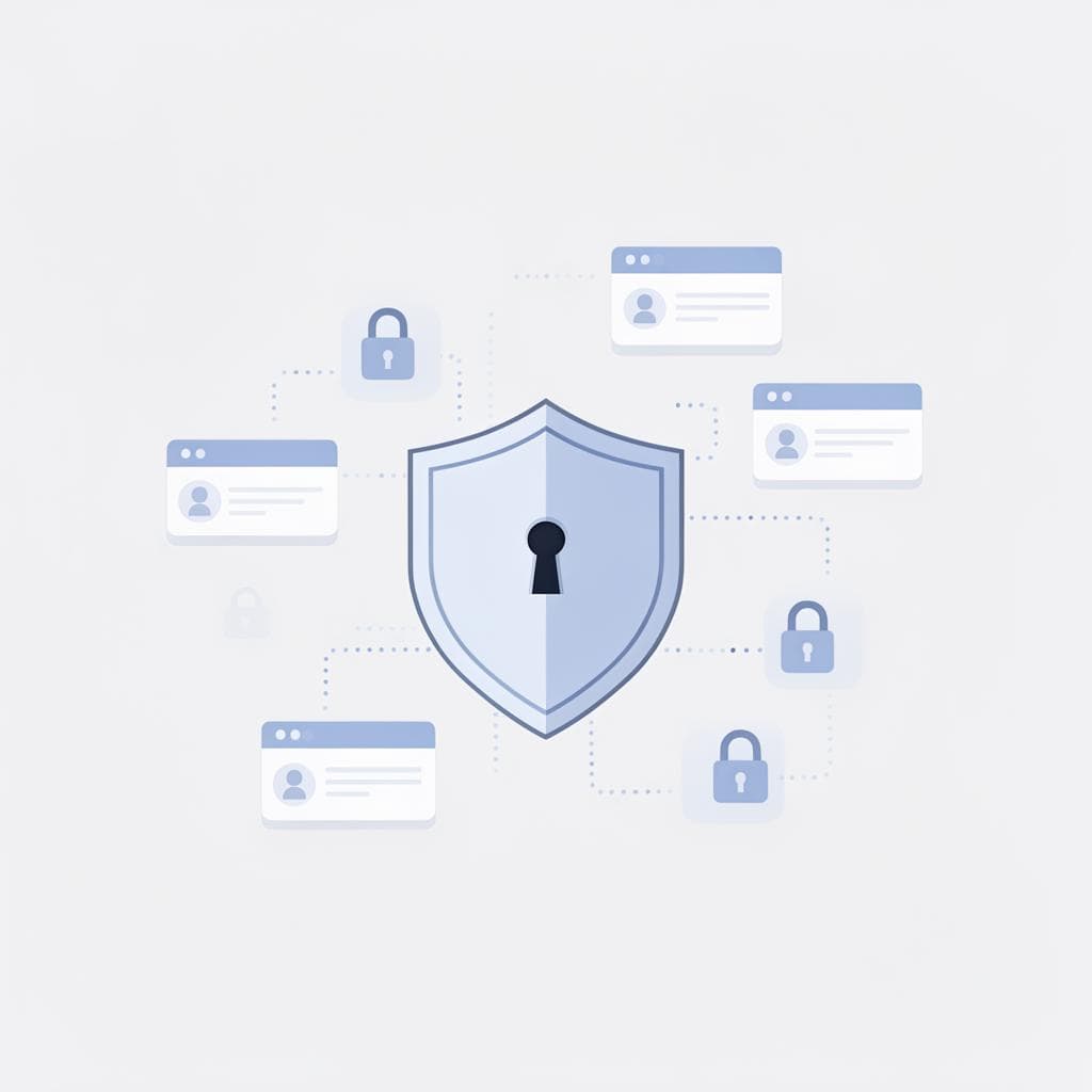 Acesso delegado. Senha invisível.